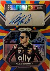 Alex Bowman [Rainbow] #16 Racing Cards 2023 Panini Prizm NASCAR Sensational Signature Prices