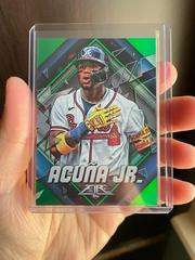 Ronald Acuna Jr. [Green] #1 Baseball Cards 2022 Topps Fire Prices
