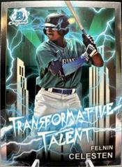 Felnin Celesten #TT-1 Baseball Cards 2023 Bowman Draft Transformative Talent Prices