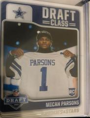 Micah Parsons Football Cards 2021 Panini Rookies and Stars Draft Class Prices