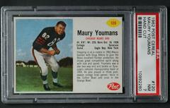 Maury Youmans [Hand Cut] #120 Football Cards 1962 Post Cereal Prices