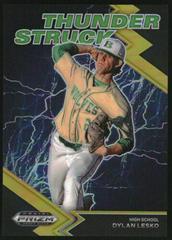 Dylan Lesko [Gold] Baseball Cards 2022 Panini Prizm Draft Picks Thunderstruck Prices