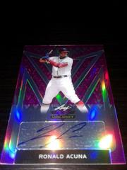Ronald Acuna [Pink] #BA-RA1 Baseball Cards 2020 Leaf Valiant Autographs Prices