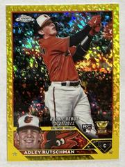 Adley Rutschman [Yellow Mini-Diamond] Baseball Cards 2023 Topps Chrome Update Prices