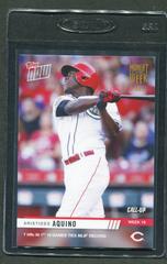 Aristides Aquino, [Gold Winner] #MOW-19W Baseball Cards 2019 Topps Now Moment of the Week Prices