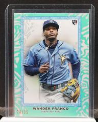 Wander Franco [Aqua] #1 Baseball Cards 2022 Topps Rip Prices