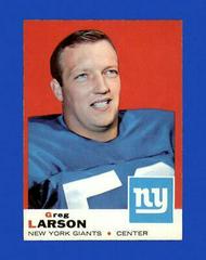 Greg Larson #106 Football Cards 1969 Topps Prices