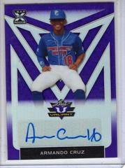 Armando Cruz [Purple] #BA-AC2 Baseball Cards 2020 Leaf Valiant Autographs Prices