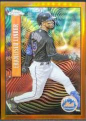 Francisco Lindor [Orange] #EX-16 Baseball Cards 2022 Topps Chrome Sonic Expose Prices