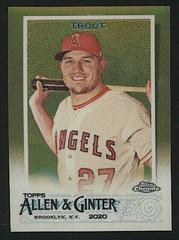 Mike Trout [SP Variation Gold Refractor] #1 Baseball Cards 2020 Topps Chrome Prices