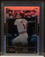 Pete Rose [Holo Gold] Baseball Cards 2023 Panini Three and Two Moments Prices