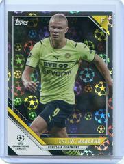 Erling Haaland [Starball] #1 Soccer Cards 2021 Topps UEFA Champions League Prices