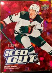 Matt Boldy [Red] #IO-17 Hockey Cards 2022 Upper Deck Allure Iced Out Prices