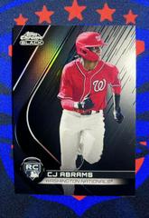 CJ Abrams Baseball Cards 2022 Topps Chrome Black Rookie Design Variation Prices