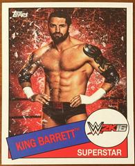 King Barrett #4 Wrestling Cards 2015 Topps Heritage WWE 2K16 Prices