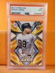Aaron Judge [Orange] Baseball Cards 2017 Topps Fire Prices