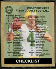 Checklist [Brett Favre] #148 Football Cards 1997 Fleer Goudey Prices