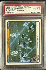 Dallas Cowboys [Blocking Convoy] Football Cards 1982 Fleer Team Action Prices