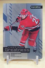 Sebastian Aho Hockey Cards 2021 Upper Deck Synergy Cast for Greatness Prices