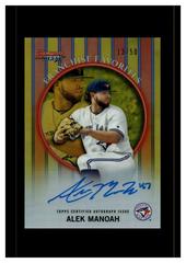 Alek Manoah [Gold Refractor] Baseball Cards 2019 Bowman's Best 1999 Franchise Favorites Autographs Prices
