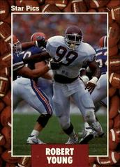 Robert Young #108 Football Cards 1991 Star Pics Prices