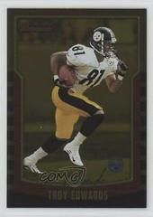 Troy Edwards [Gold] #75 Football Cards 2000 Bowman Prices