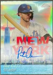 Pete Alonso [Red] Baseball Cards 2022 Topps Chrome Heart of the City Autographs Prices