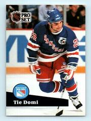 Tie Domi Hockey Cards 1991 Pro Set Prices
