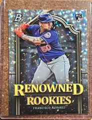 Francisco Alvarez [Ice] Baseball Cards 2023 Bowman Platinum Renowned Rookies Prices
