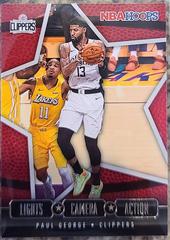Paul George #2 Basketball Cards 2020 Panini Hoops Lights Camera Action Prices