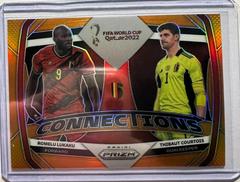 Romelu Lukaku, Thibaut Courtois [Orange] #13 Soccer Cards 2022 Panini Prizm World Cup Connections Prices
