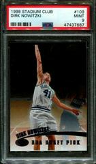 Dirk Nowitzki #109 Basketball Cards 1998 Stadium Club Prices