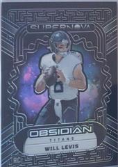 Will Levis #4 Football Cards 2023 Panini Obsidian Supernova Prices