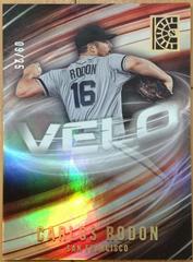 Carlos Rodon [Gold] #V-8 Baseball Cards 2022 Panini Capstone Velo Prices