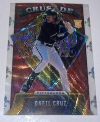 Oneil Cruz [Ruby Wave] #3 Baseball Cards 2022 Panini Chronicles Crusade Prices