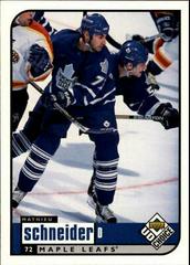 Mathieu Schneider Hockey Cards 1998 UD Choice Prices