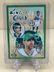 Aaron Rodgers [Emerald] #1 Football Cards 2023 Panini Illusions King of Cards Prices