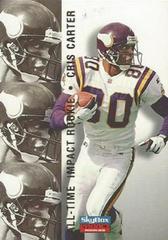Cris Carter #76 Football Cards 1996 Skybox Impact Rookies Prices