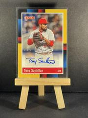 Tony Santillan [Gold] #R88S-TS Baseball Cards 2022 Panini Donruss Retro 1988 Signatures Prices