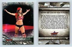 Nikki Bella #WWE-3 Wrestling Cards 2017 Topps WWE Women's Division Matches & Moments Prices