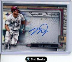Mike Trout #SS-MT Baseball Cards 2023 Topps Museum Collection Superstar Showpieces Autographs Prices