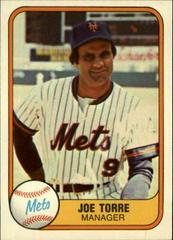 Joe Torre Baseball Cards 1981 Fleer Prices