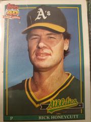Rick Honeycutt #67 Baseball Cards 1991 Topps Prices