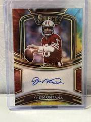 Joe Montana [Tie-Dye Prizm] Football Cards 2020 Panini Select Signatures Prices