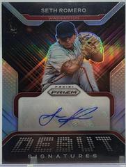 Seth Romero [Silver Prizm] #DS-SR Baseball Cards 2022 Panini Prizm Debut Signatures Prices