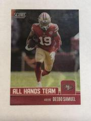 Deebo Samuel Football Cards 2022 Panini Score All Hands Team Prices