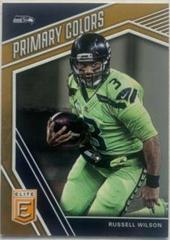 Russell Wilson [Orange] #PC-20 Football Cards 2019 Donruss Elite Primary Colors Prices