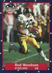 Rod Woodson #53 Football Cards 1991 Fleer Stars and Stripes Prices
