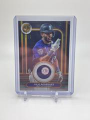 Julio Rodriguez [Gold] #SOA-JR Baseball Cards 2024 Topps Tribute Stamp of Approval Prices