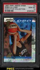 Rebecca Lobo [Executive Collection] Basketball Cards 1997 Pinnacle Inside WNBA Prices